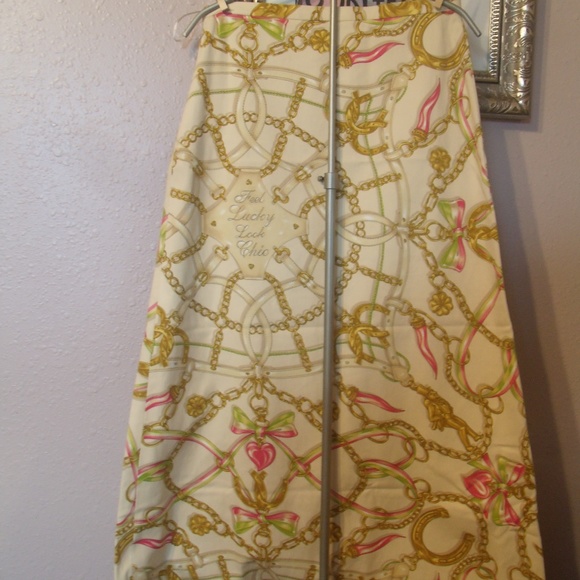 Moschino Chain/Heart Print Maxi Skirt - Picture 8 of 8